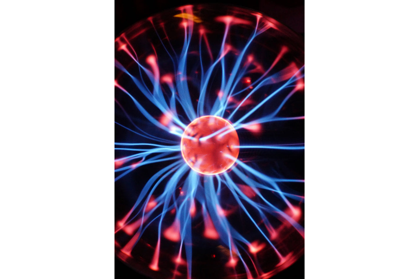 Abstract Pink Blue Plasma Space Lights Canvas Art Wall Picture Or Gloss Print