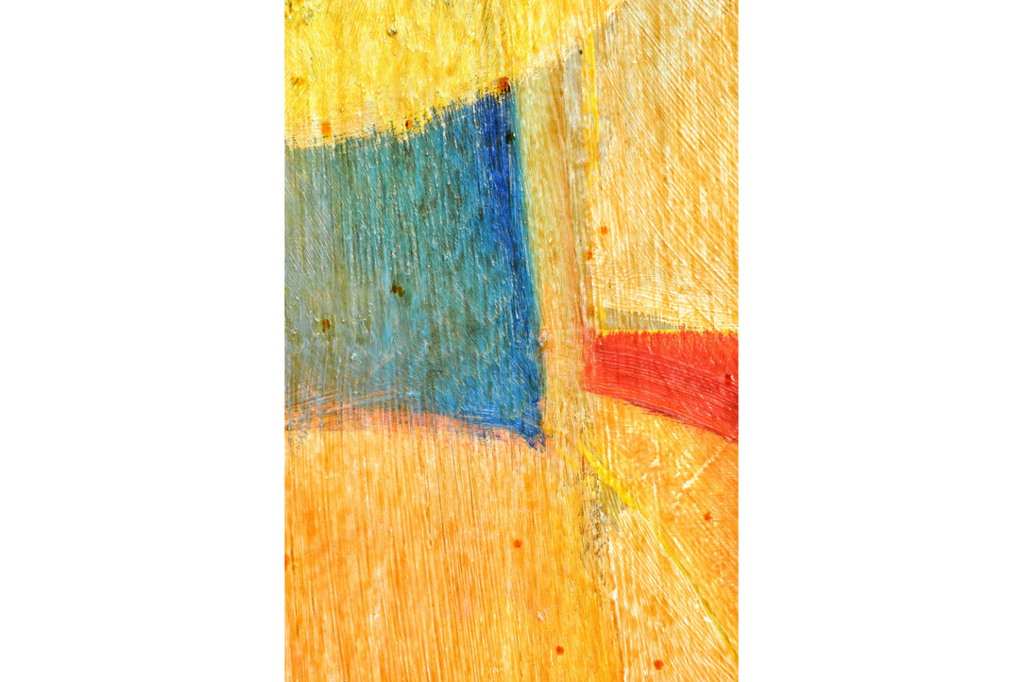 Abstract Yellow Blue Modern Red Canvas Art Wall Picture Or Gloss Print