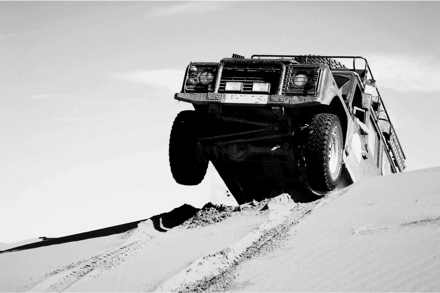 Black White Land Rover Car Cars Canvas Art Wall Picture Or Gloss Print