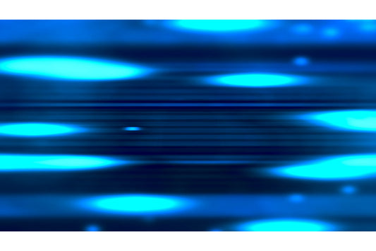 Blue Neon Light Abstract Modern Canvas Art Wall Picture Or Gloss Print