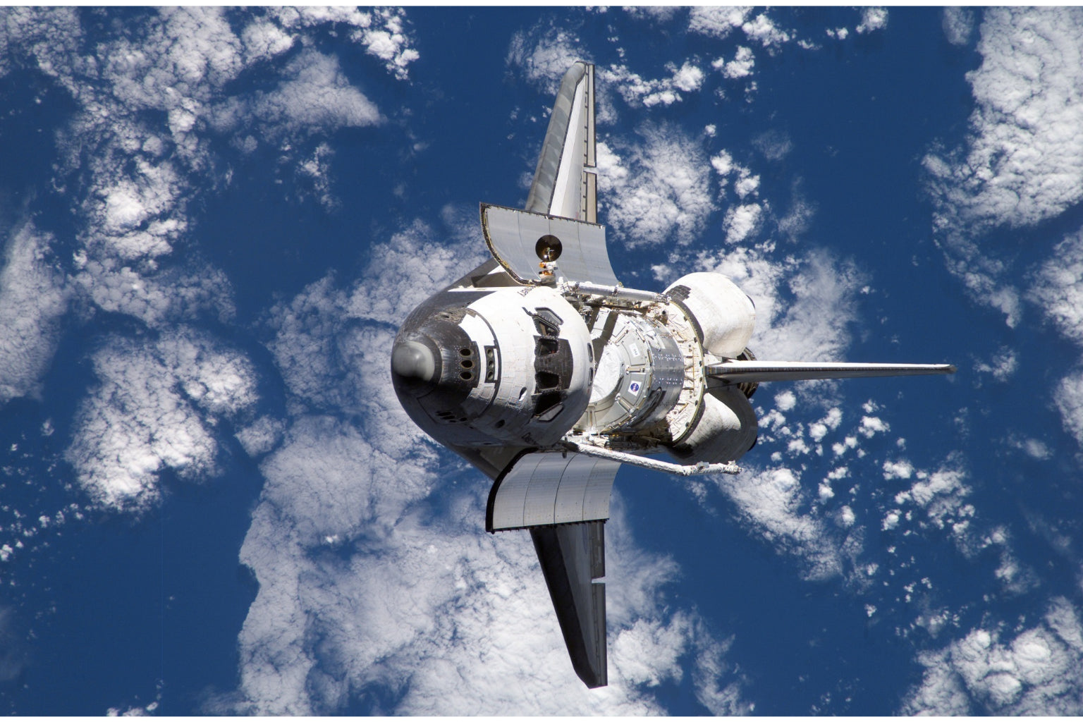 Blue Sky Space Shuttle Rocket Canvas Art Wall Picture Or Gloss Print