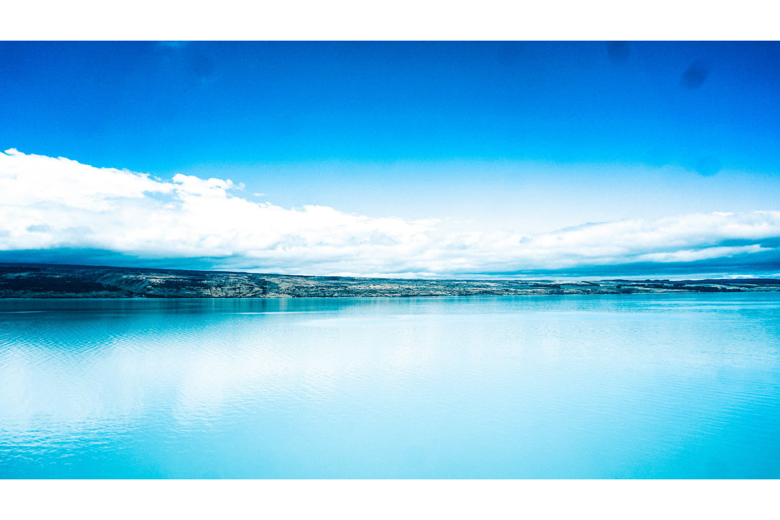 Blue Turquoise Water Landscape Canvas Art Wall Picture Or Gloss Print