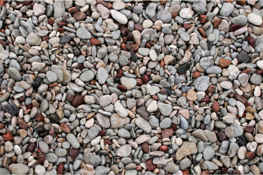 Brown Grey Beach Pebbles Stones Rocks Canvas Art Wall Picture Or Gloss Print