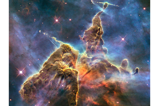 Carina Nebula Galaxy Space Stars Sky Canvas Art Wall Picture Or Gloss Print