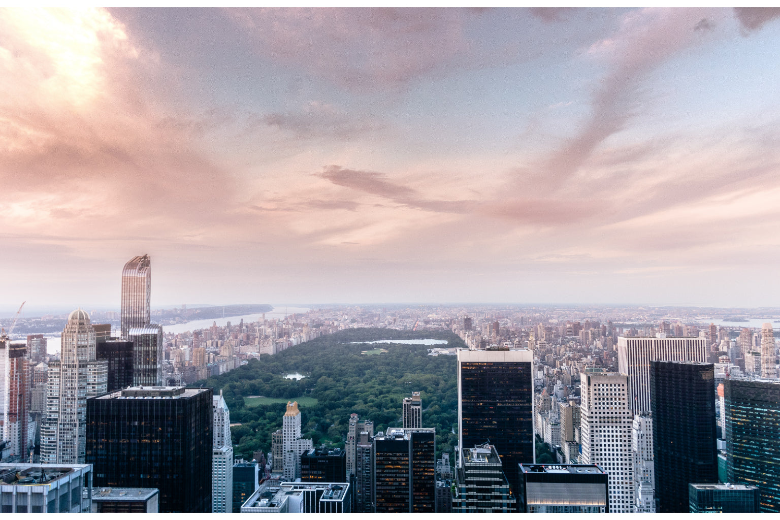 Central Park New York City Cityscape Canvas Art Wall Picture Or Gloss Print