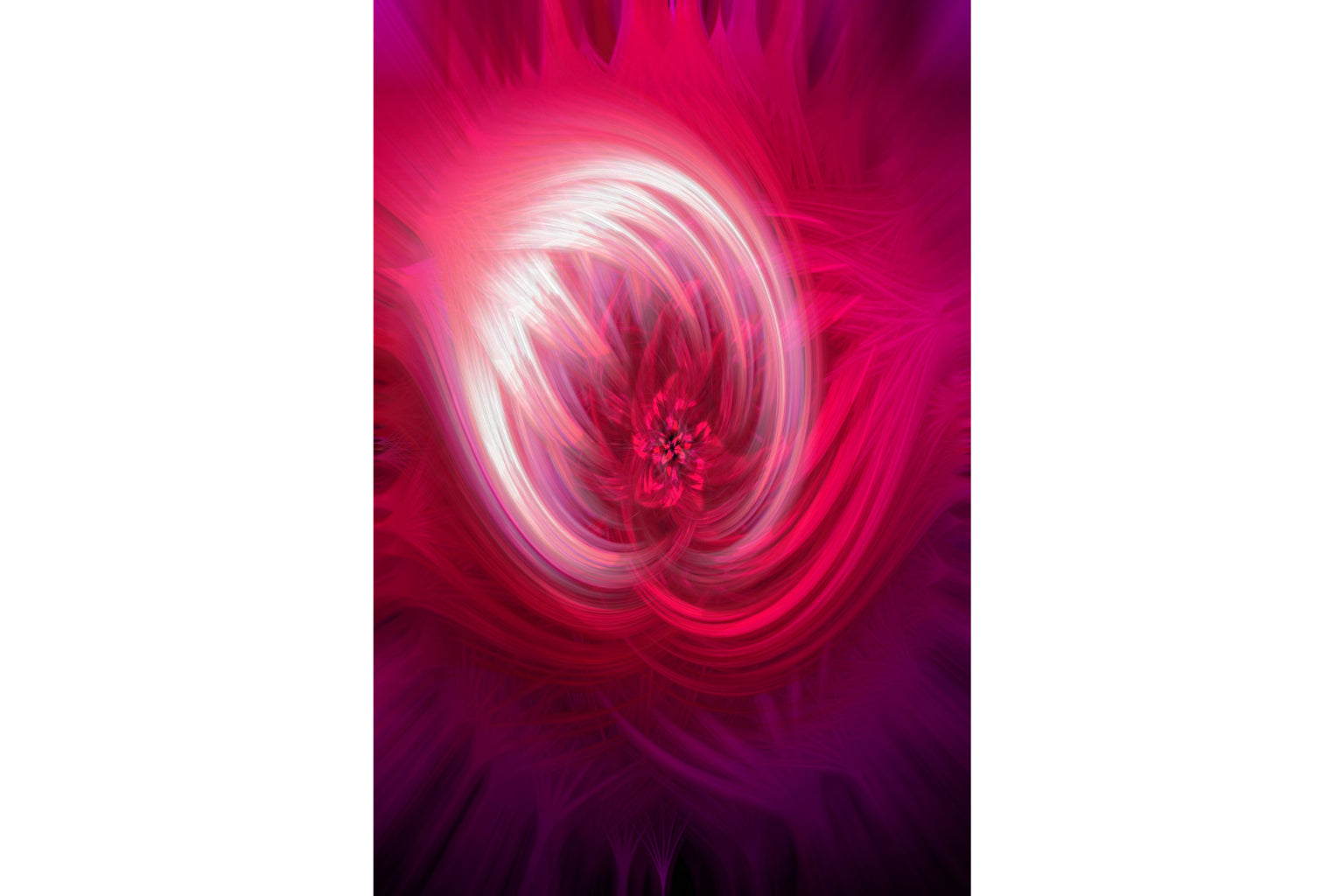 Cerise Pink Purple Abstract Light Canvas Art Wall Picture Or Gloss Print