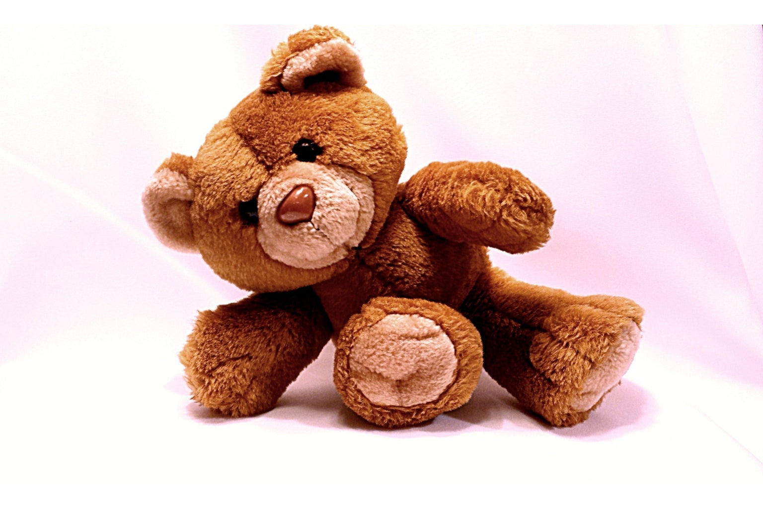 Childrens Brown Teddy Bear Toy Canvas Art Wall Picture Or Gloss Print