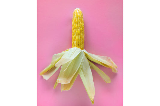 Corn On Cob Pink Kitchen Food Canvas Art Wall Picture Or Gloss Print