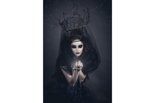 Fantasy Gothic Woman Lady Girl Canvas Art Wall Picture Or Gloss Print