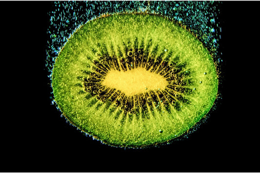 Green Kitchen Kiwi Fruit Splash Canvas Art Wall Picture Or Gloss Print