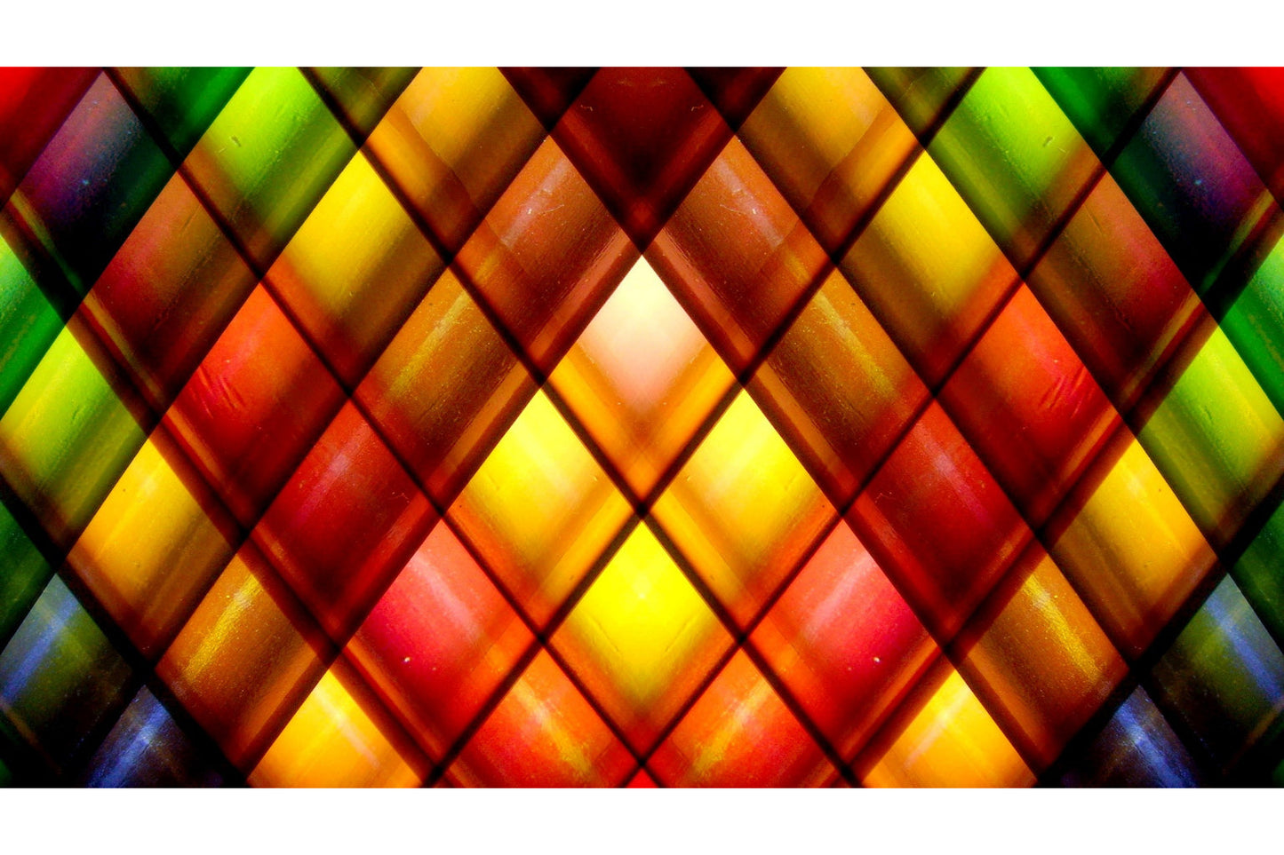 Green Red Yellow Orange Abstract Canvas Art Wall Picture Or Gloss Print