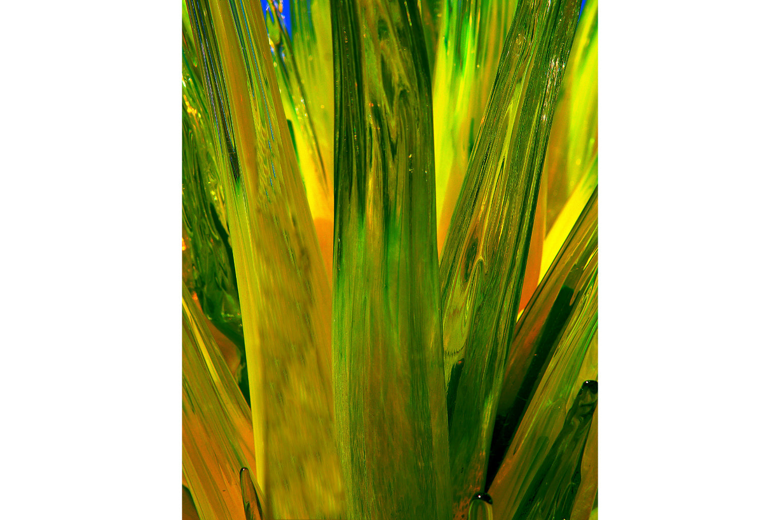 Green Yellow Abstract Glass Canvas Art Wall Picture Or Gloss Print