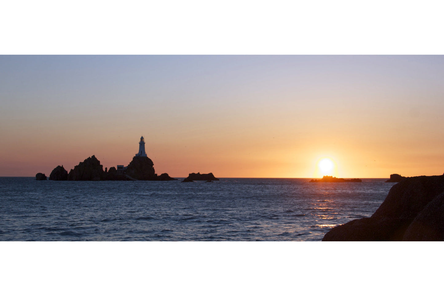 Lighthouse Sunset Beach Canvas Art Wall Picture Or Gloss Print