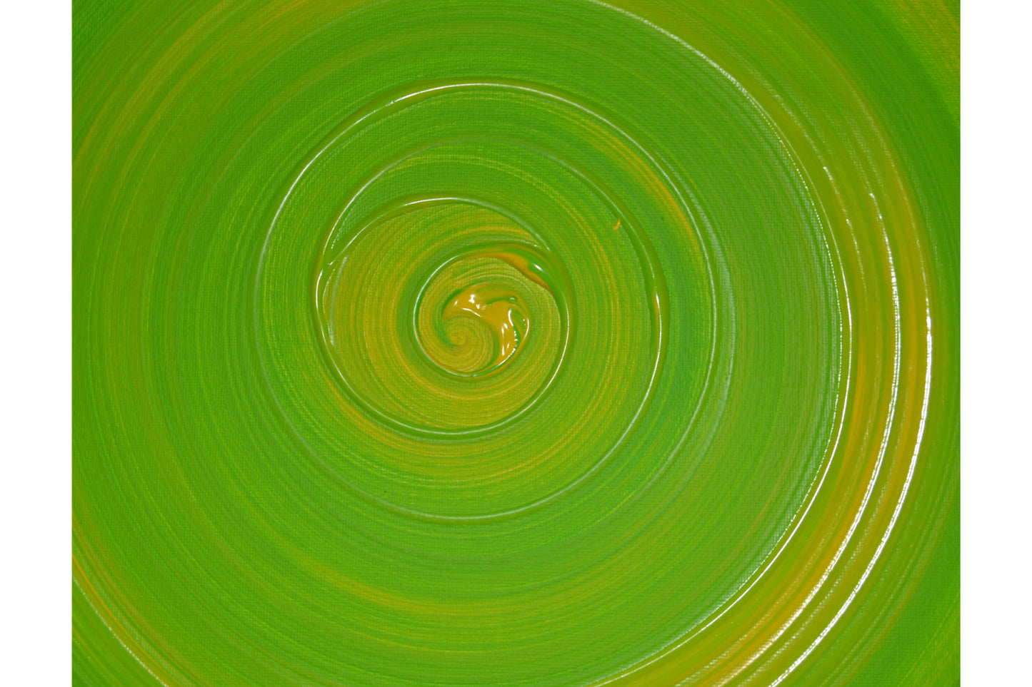 Lime Green Twirl Abstract Canvas Art Wall Picture Or Gloss Print