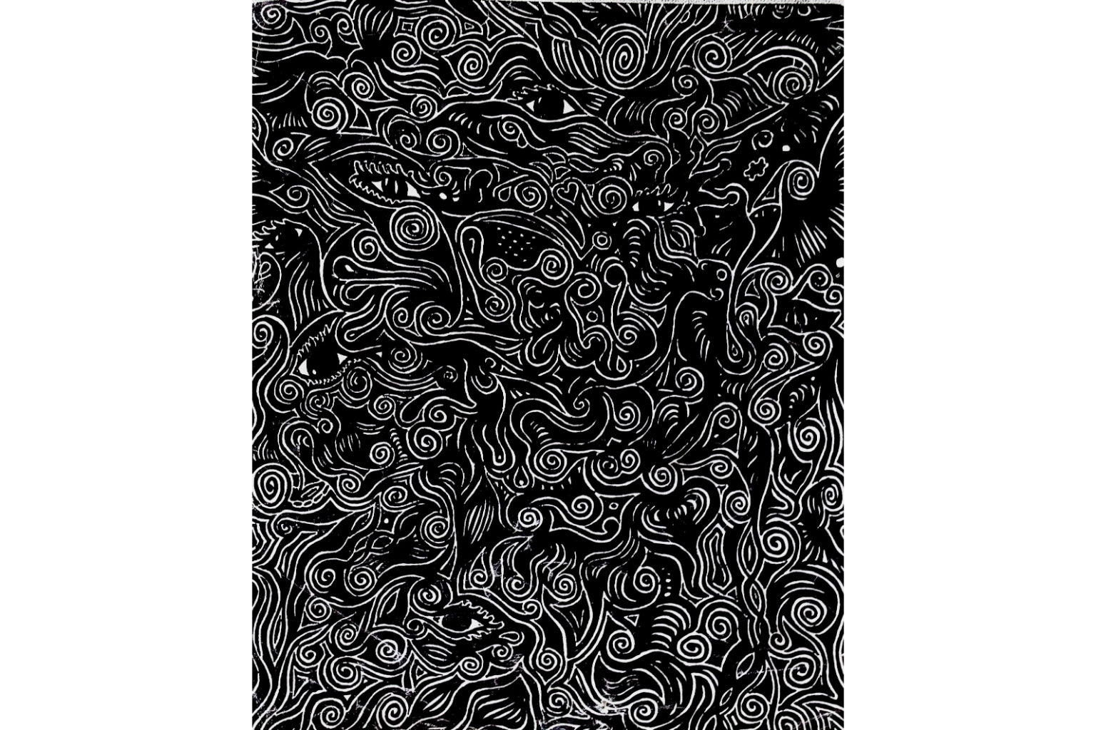 Modern Black White Abstract Canvas Art Wall Picture Or Gloss Print