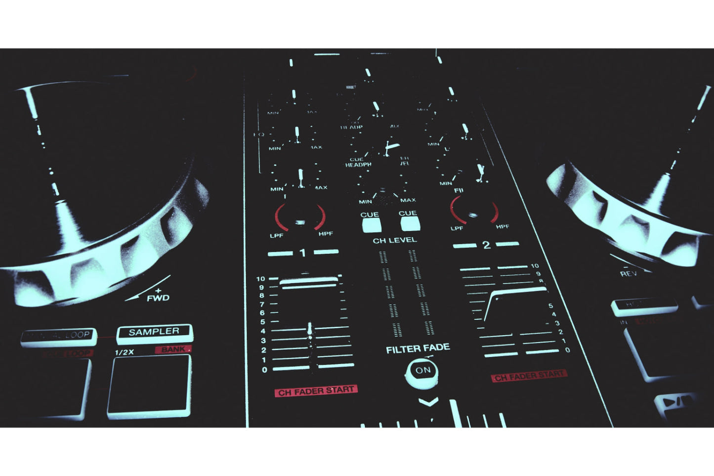 Music Dj Decks Canvas Art Wall Picture Or Gloss Print