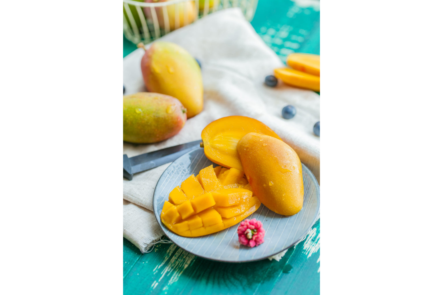 Orange Mango Fruit Food Kitchen Canvas Art Wall Picture Or Gloss Print