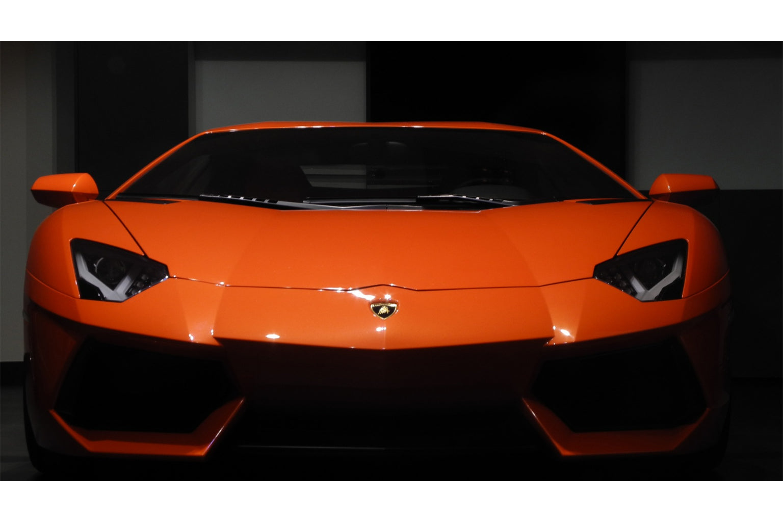 Orange Sports Car Cars Auto Canvas Art Wall Picture Or Gloss Print