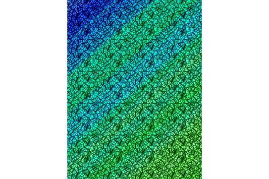 Pattern Green Blue Abstract Modern Canvas Art Wall Picture Or Gloss Print