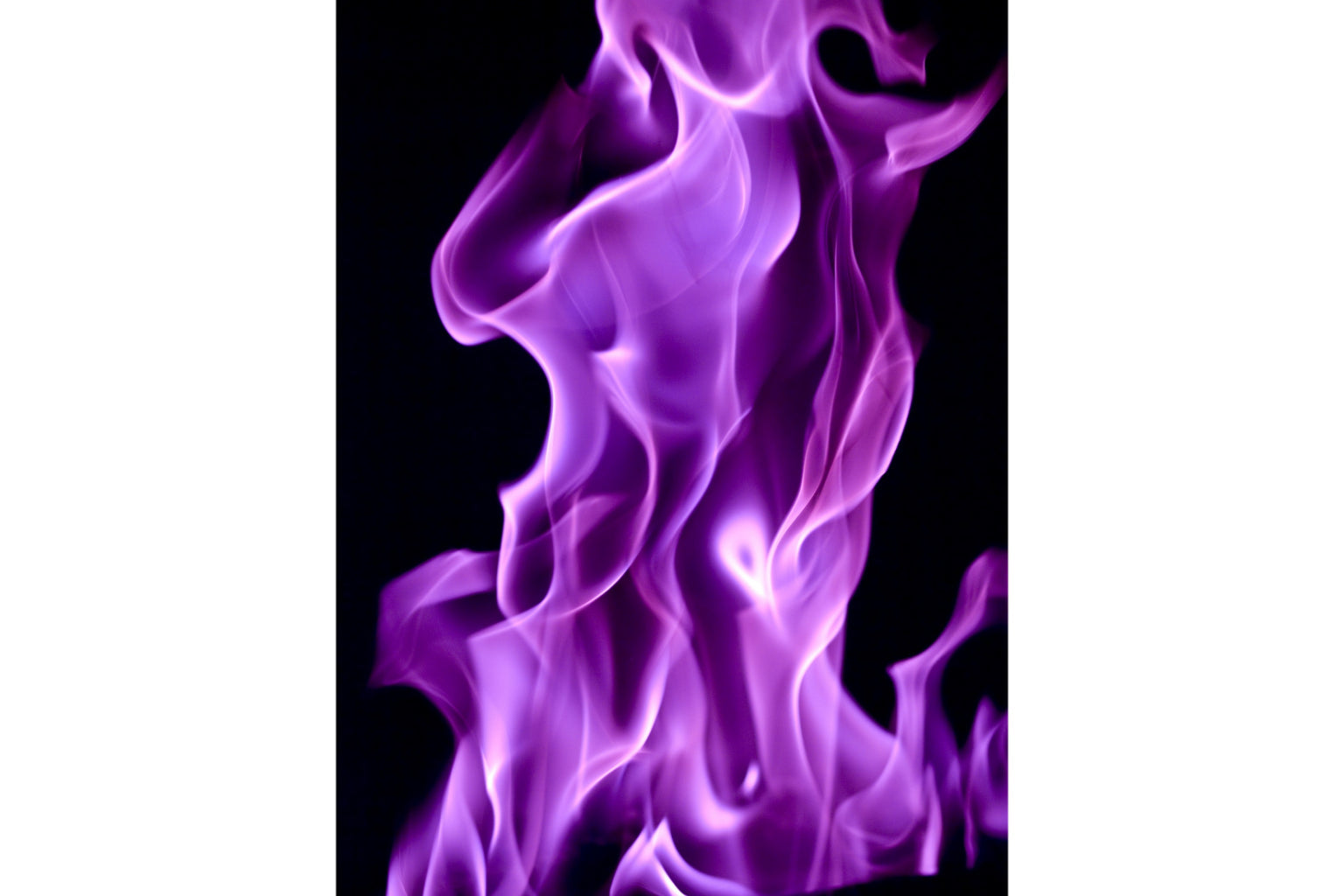 Purple Fire Flames Abstract Canvas Art Wall Picture Or Gloss Print