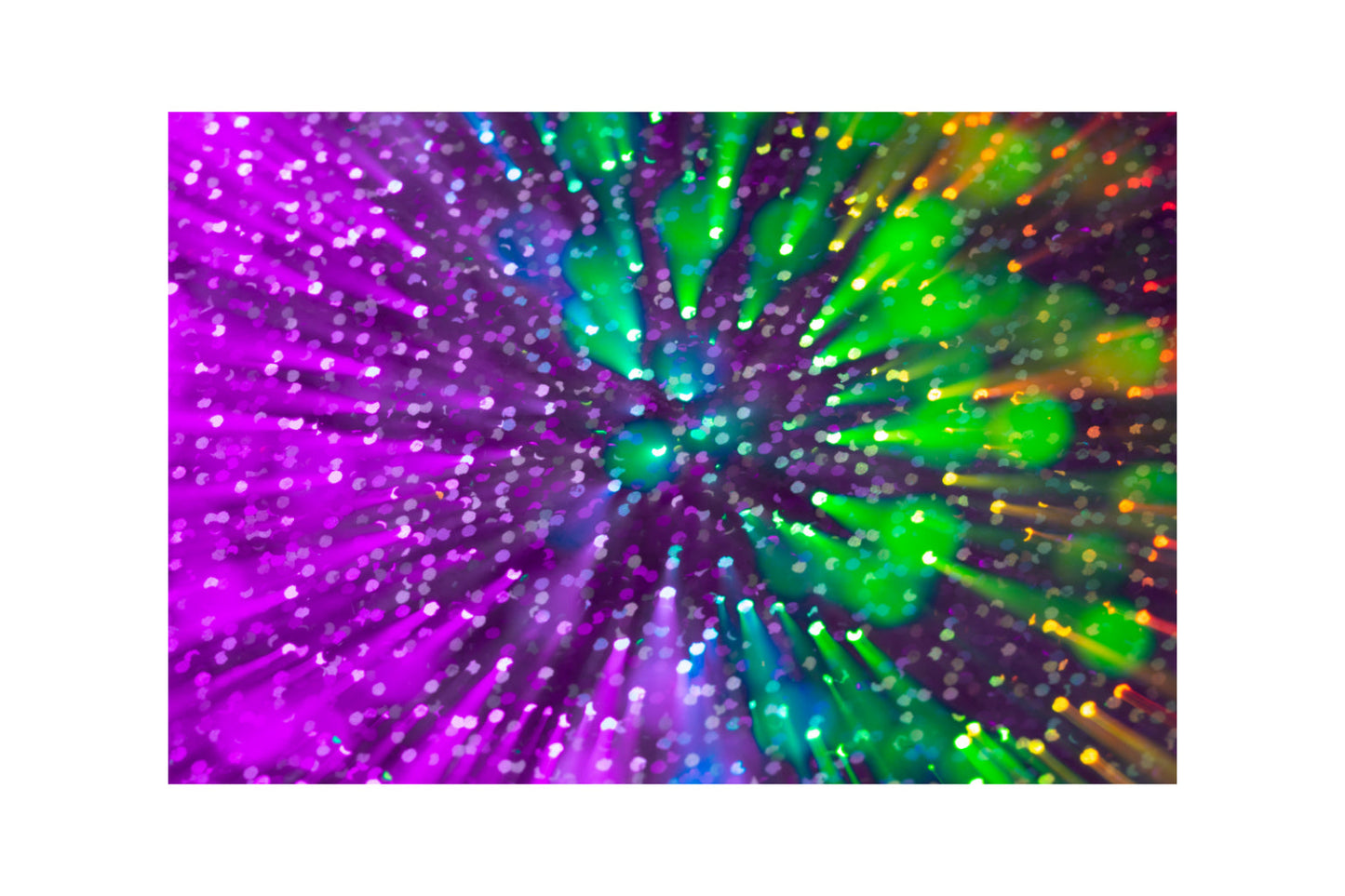 Purple Green Glitter Abstract Modern Canvas Art Wall Picture Or Gloss Print