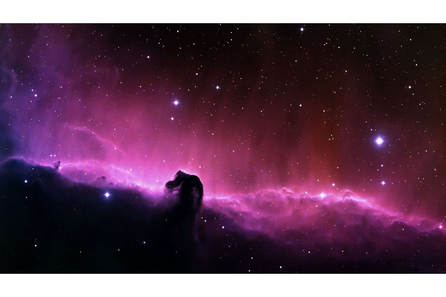 Purple Horse Head Nebula Space Star Sky Canvas Art Wall Picture Or Gloss Print