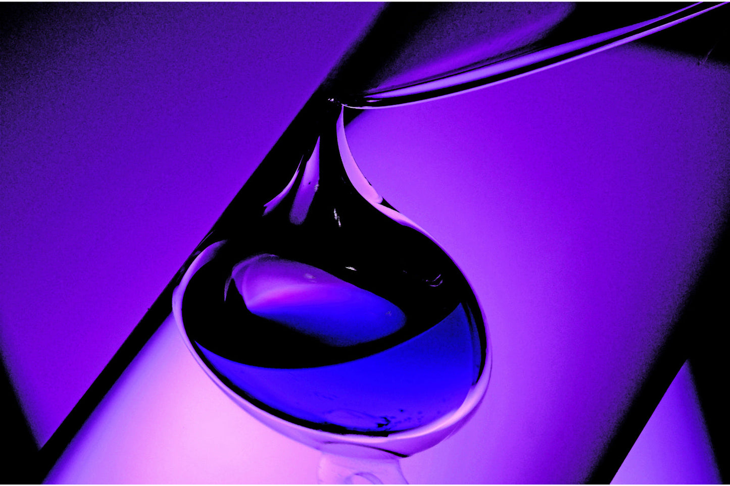 Purple Modern Abstract Drop Canvas Art Wall Picture Or Gloss Print