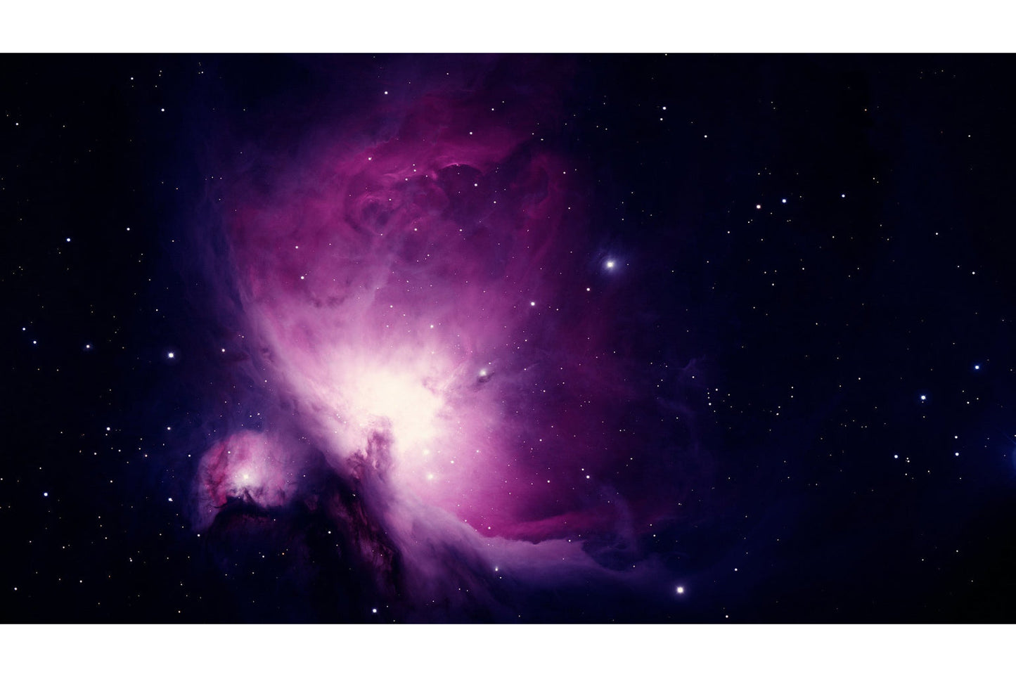 Purple Orion Nebula Space Stars Sky Canvas Art Wall Picture Or Gloss Print