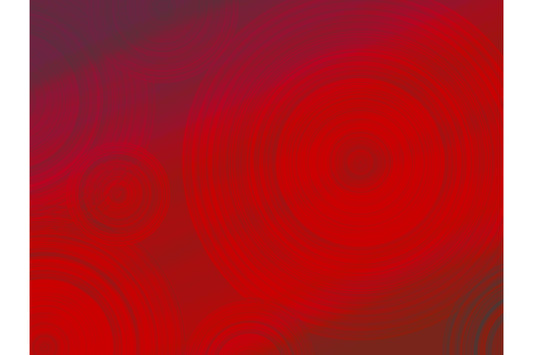 Red Abstract Modern Circles Canvas Art Wall Picture Or Gloss Print