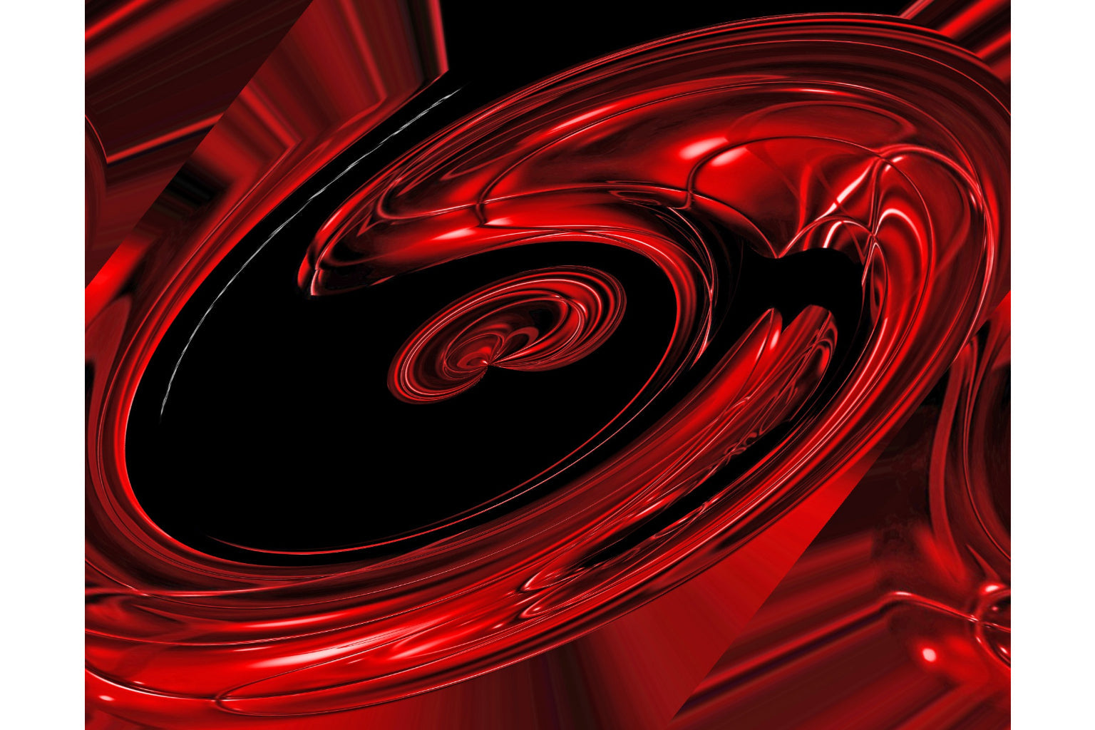 Red Black Abstract Swirl Canvas Art Wall Picture Or Gloss Print