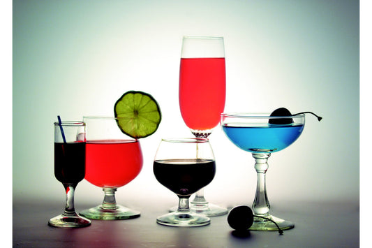 Red Blue Cocktails Drinks Kitchen Canvas Art Wall Picture Or Gloss Print