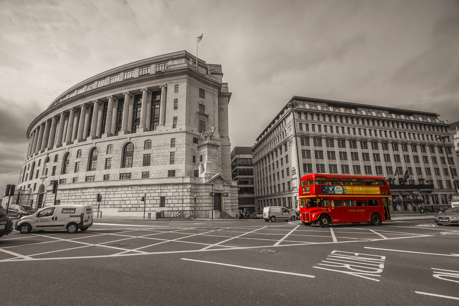 Red London Double Decker Routemaster Bus Canvas Art Wall Picture Or Gloss Print