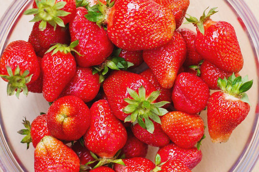 Red Strawberries Fruit Kitchen Canvas Art Wall Picture Or Gloss Print