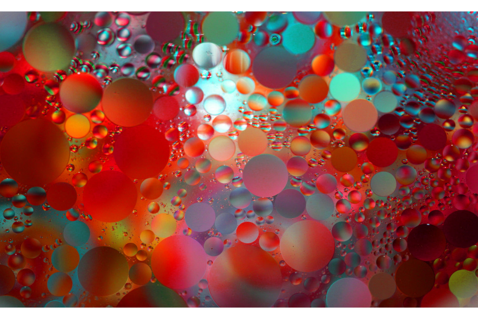 Teal Blue Red Abstract Water Drops Canvas Art Wall Picture Or Gloss Print