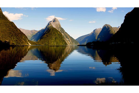 Water Mountains Landscape Canvas Art Wall Picture Or Gloss Print