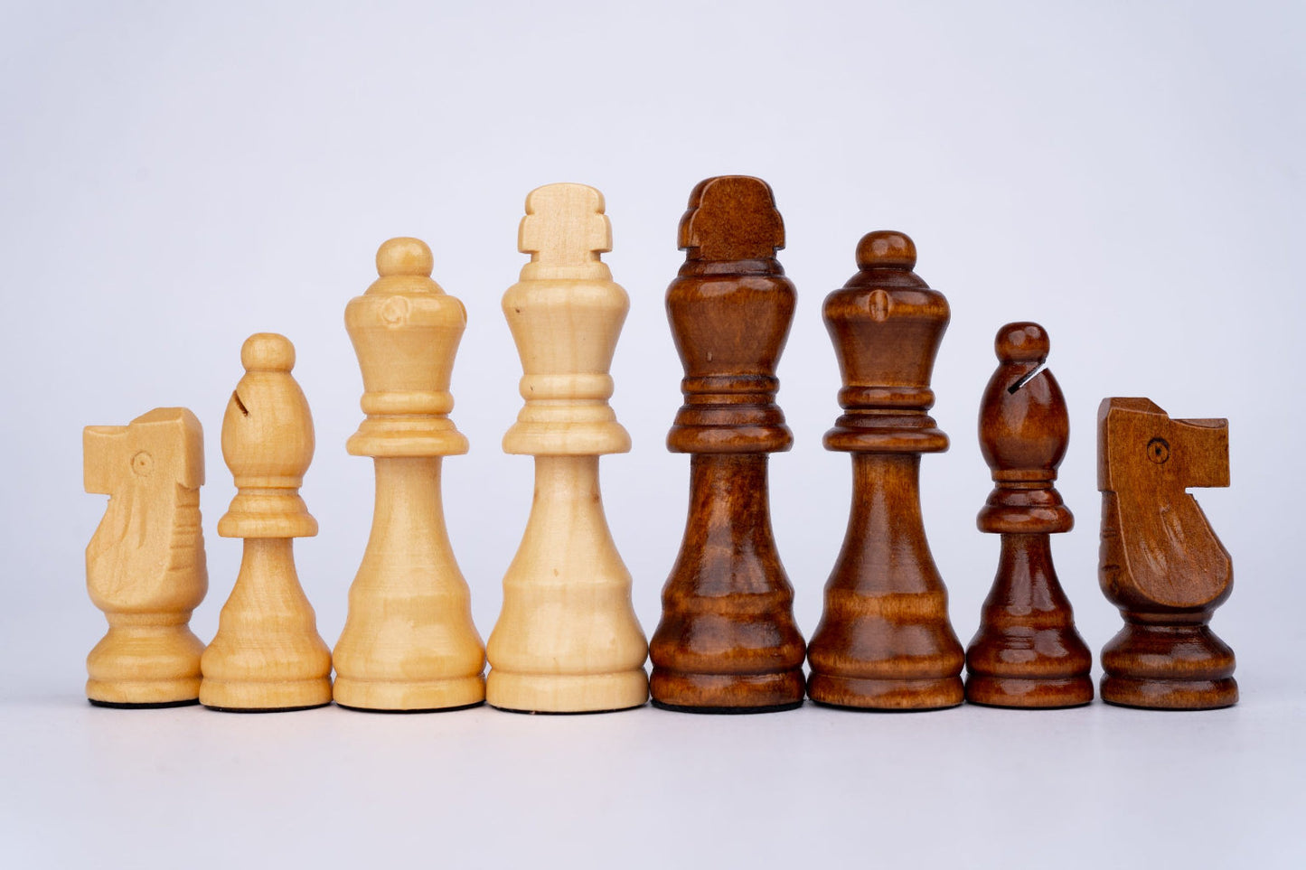 Wooden Chess Pieces Board Canvas Art Wall Picture Or Gloss Print