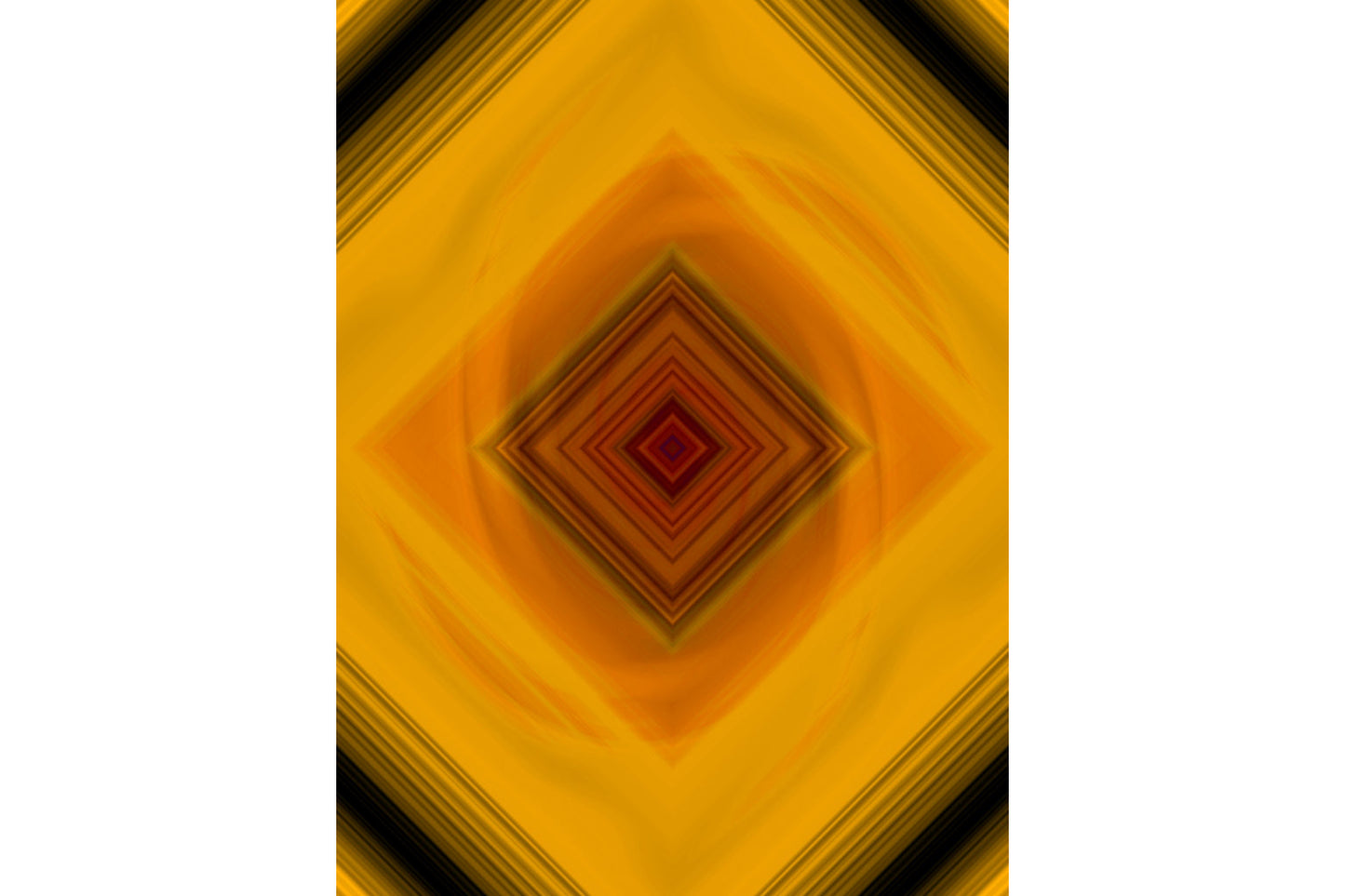 Yellow Orange Abstract Pattern Modern Canvas Art Wall Picture Or Gloss Print