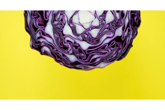 Yellow Purple Cabbage Vegetable Food Kitchen Canvas Art Wall Picture Or Gloss Print